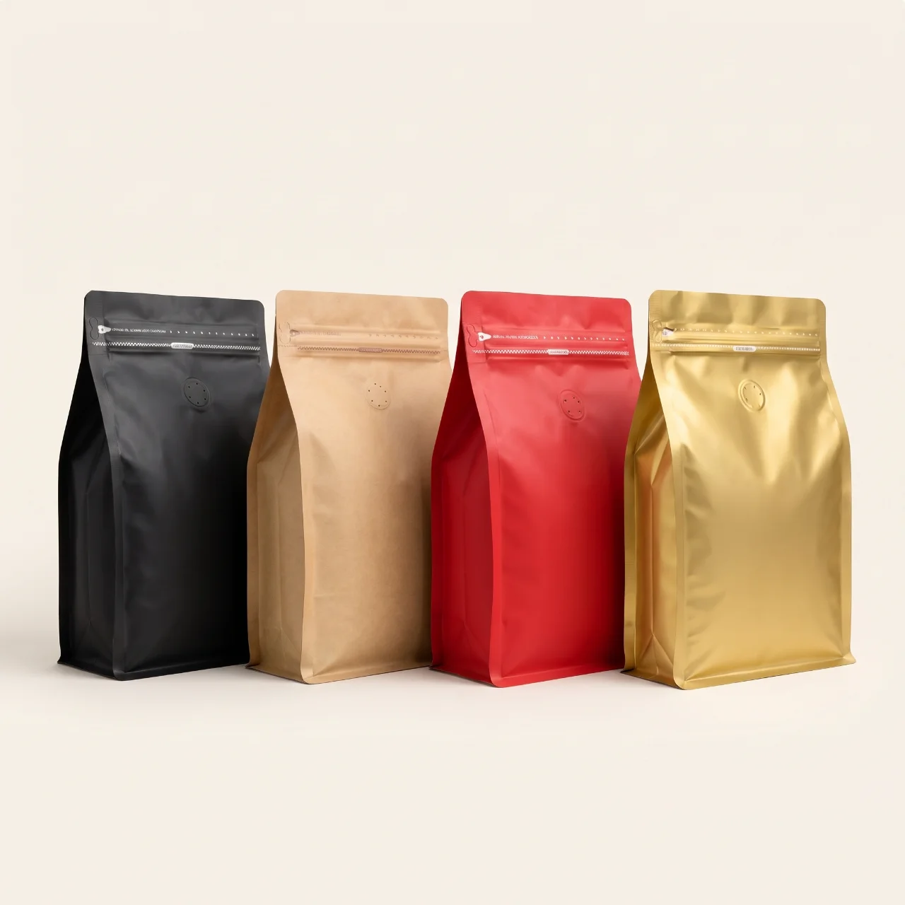 Bolsa para Café 500Gr con Ziplock + Válvula